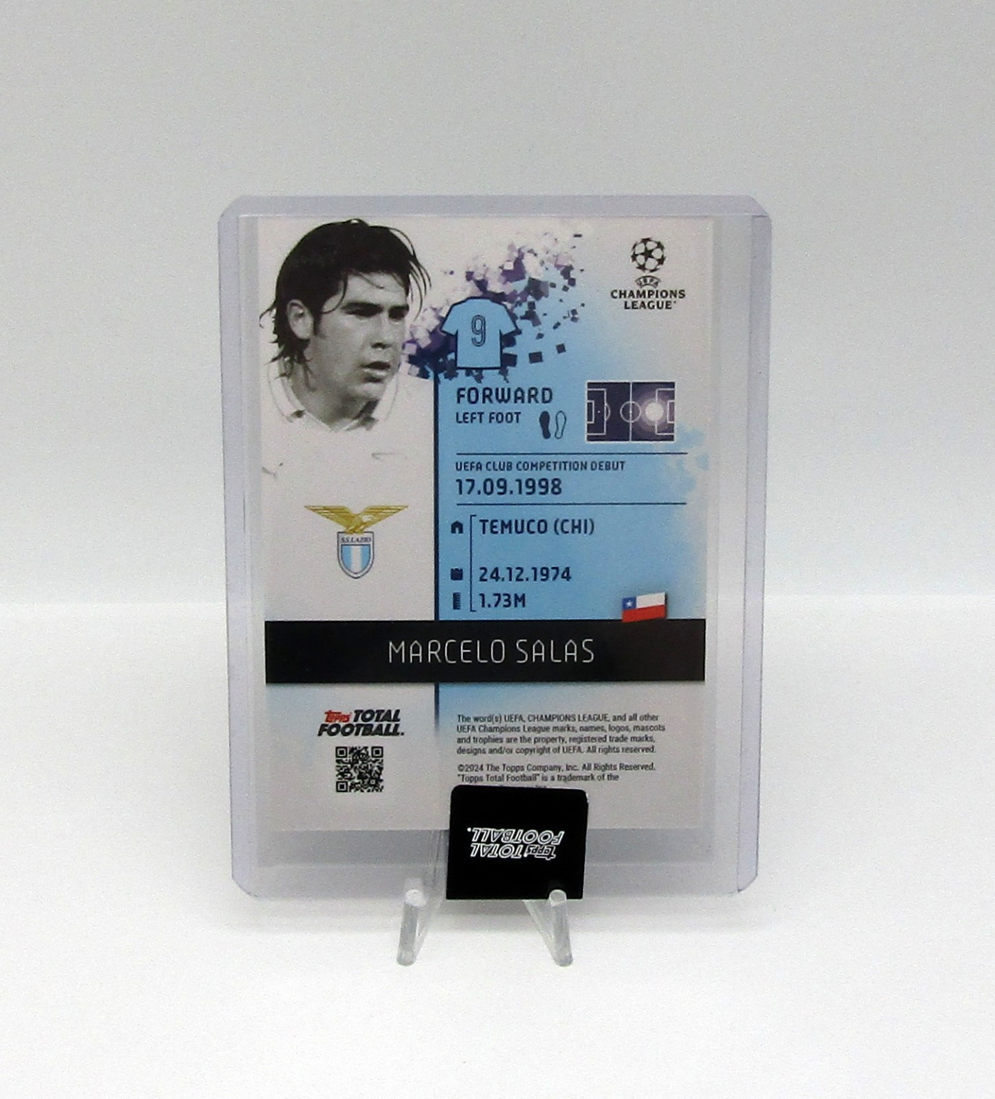 Topps Total Football 2024-25 Glow Black 8/10 Marcelo Salas Lazio #1252