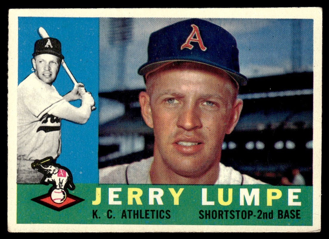 1960 Topps Jerry Lumpe VG+ Kansas City Athletics #290