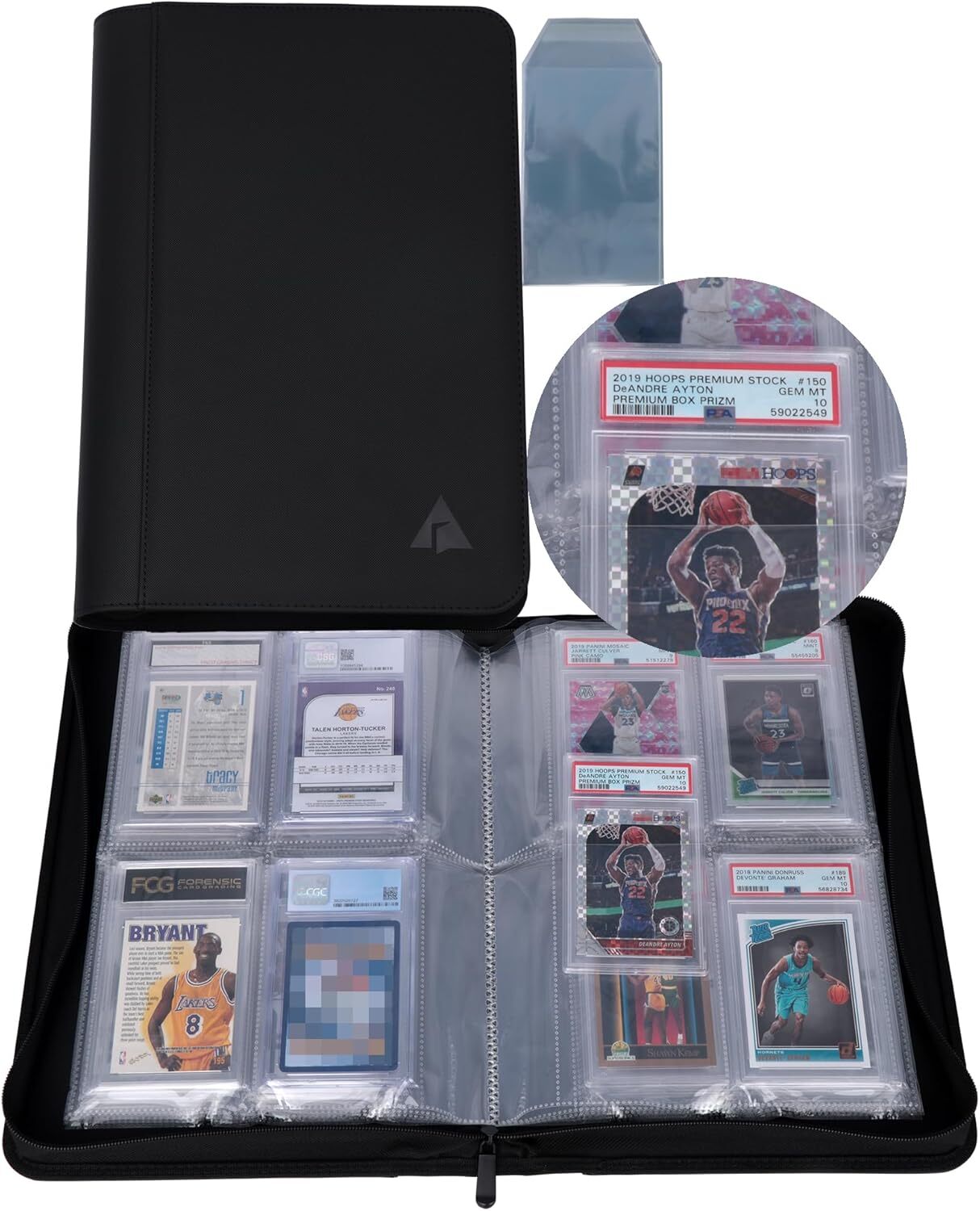 PSA-Sized Slab Binder, Graded Card Binder Fit 40 PSA Slabs Includes 40 Psa-Sized