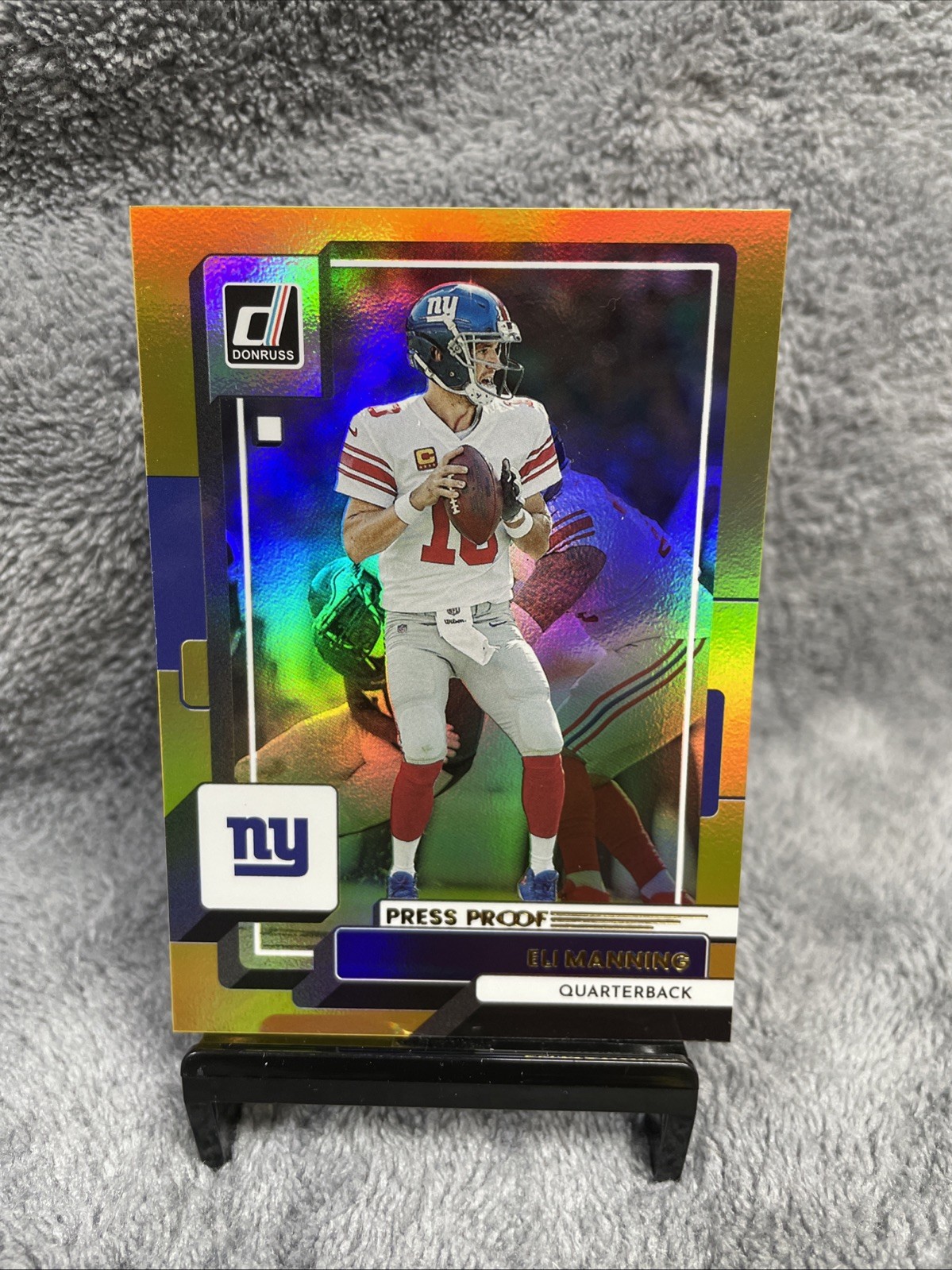 2022 Panini Donruss – Eli Manning #167 Press Proof Premium new york giants