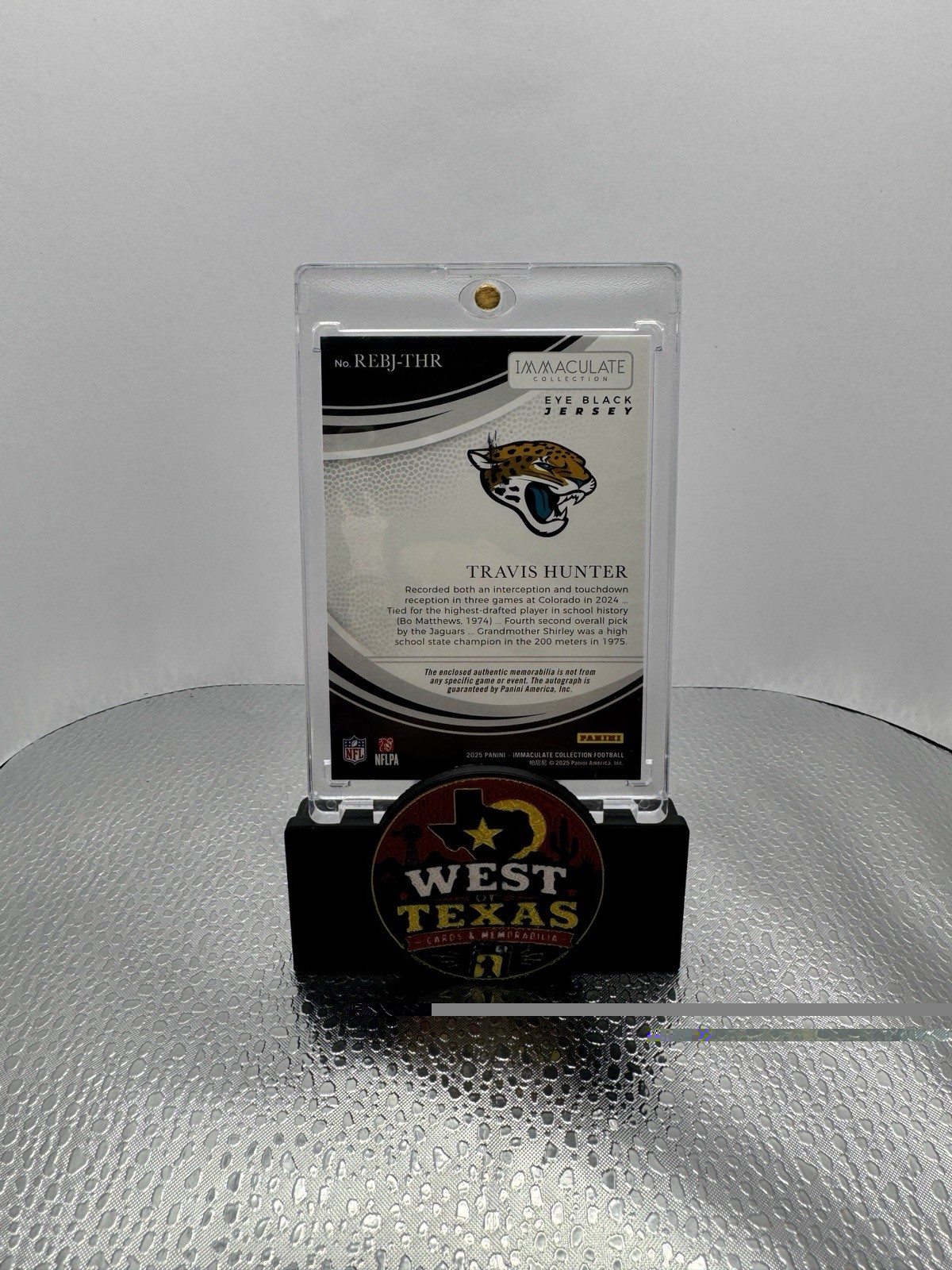 2025 Panini Immaculate Collection – Immaculate Rookie Eye Black Jersey Travis…