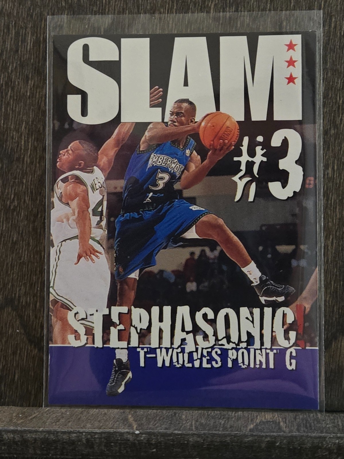 Stephon Marbury 1996-97 Hoops #321 SLAM “Stephasonic” Minnesota Timberwolves #2