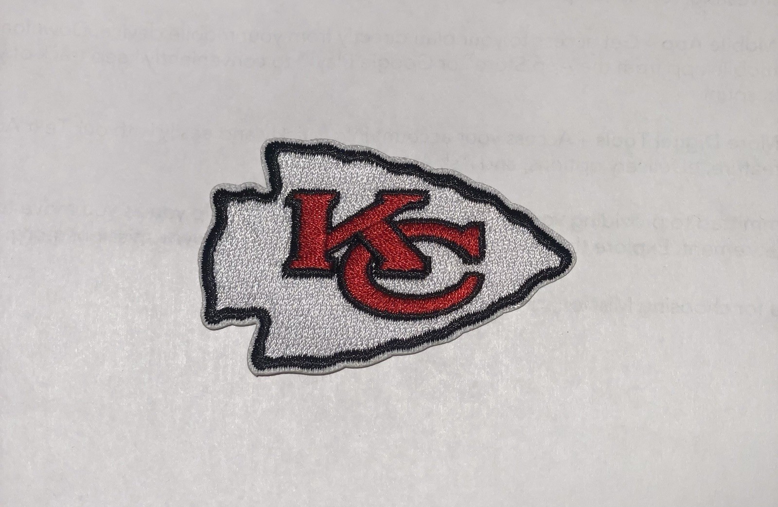 Kansas City Chiefs Team Logo Embroidered 2.5in Patch