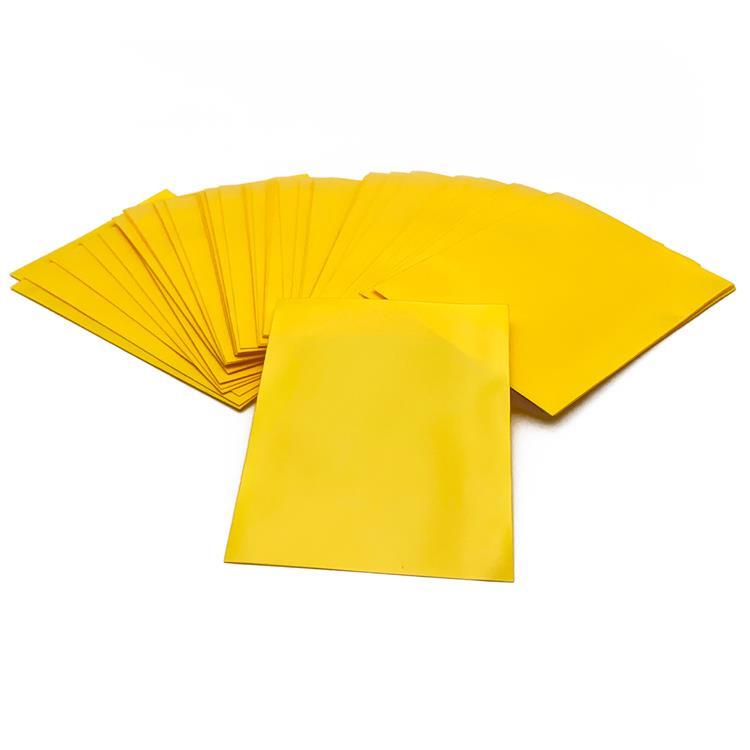 Lenayuyu 100pcs Yellow color Protector Standard MTG Card Sleeves 66x91mm Matte