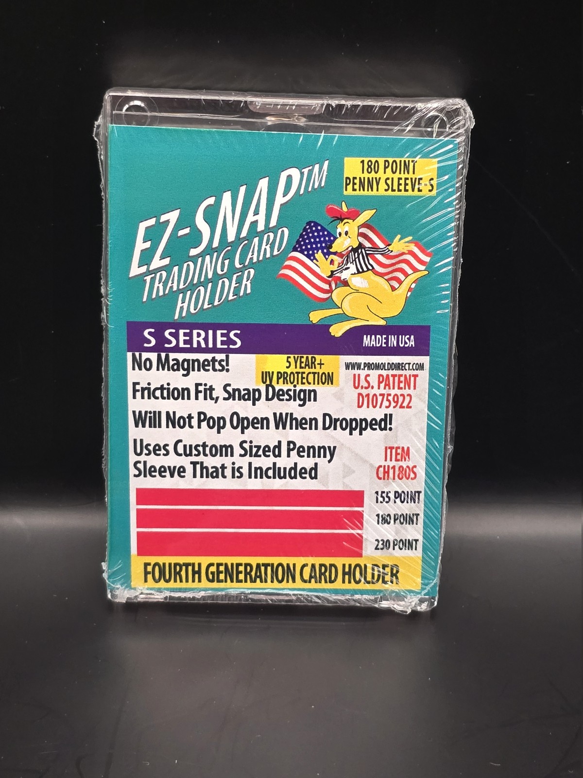 18x Pro Mold 180 Pt. 4th Gen EZ-Snap Card Holders S-Series with Sleeve – USA