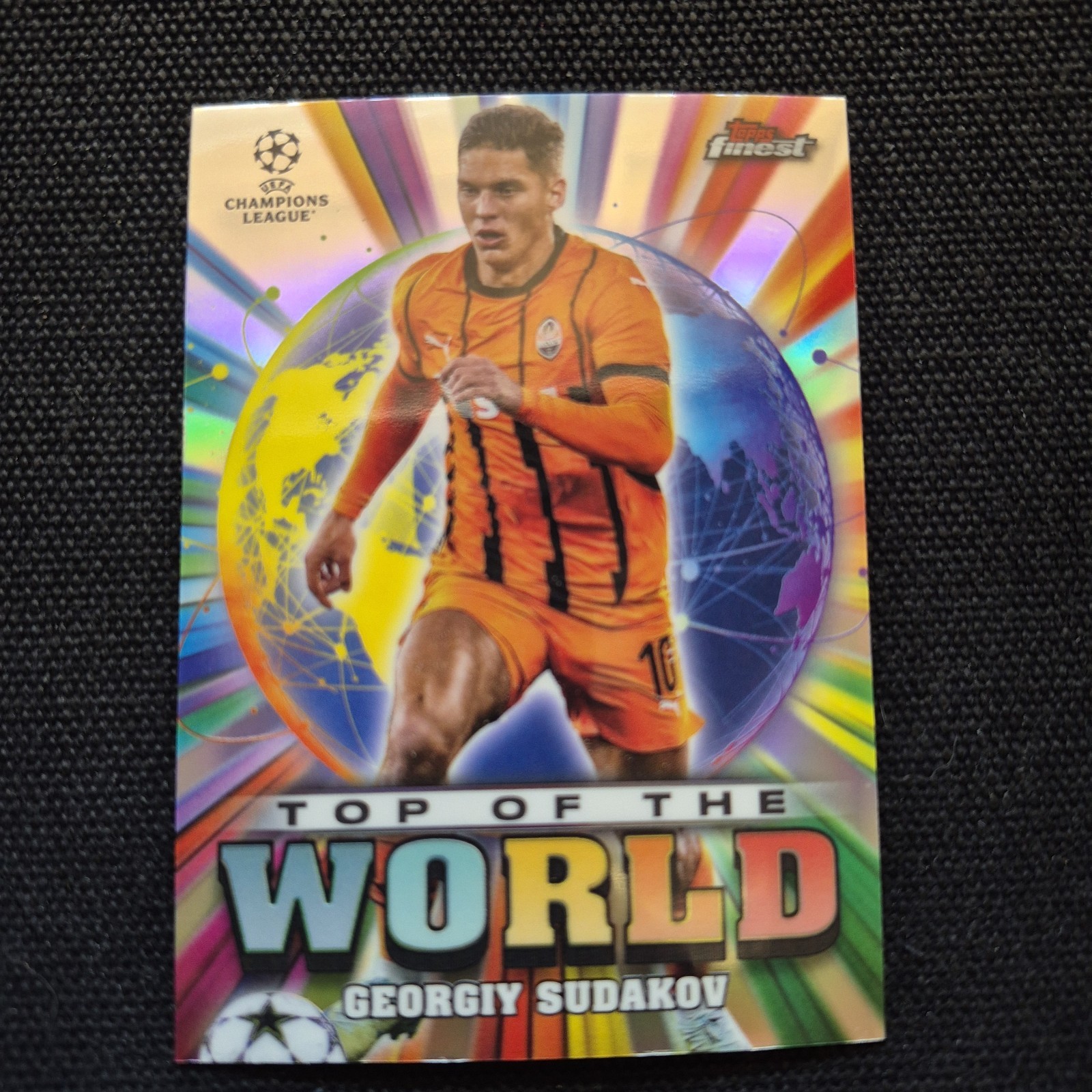 Georgiy Sudakov | 2025 Topps Finest UEFA Champions – Top Of The World
