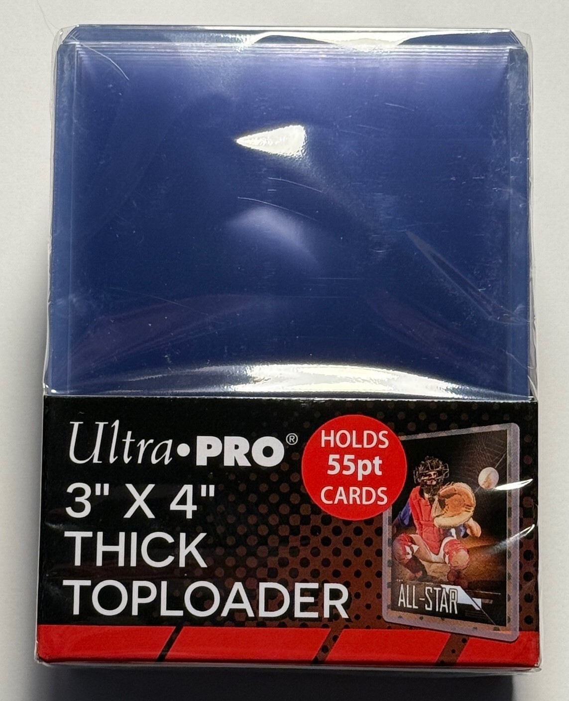 Ultra Pro 55pt Toploader NEW Top Load sealed 25, 50, 75, 100, 200, 1000 YOU PICK