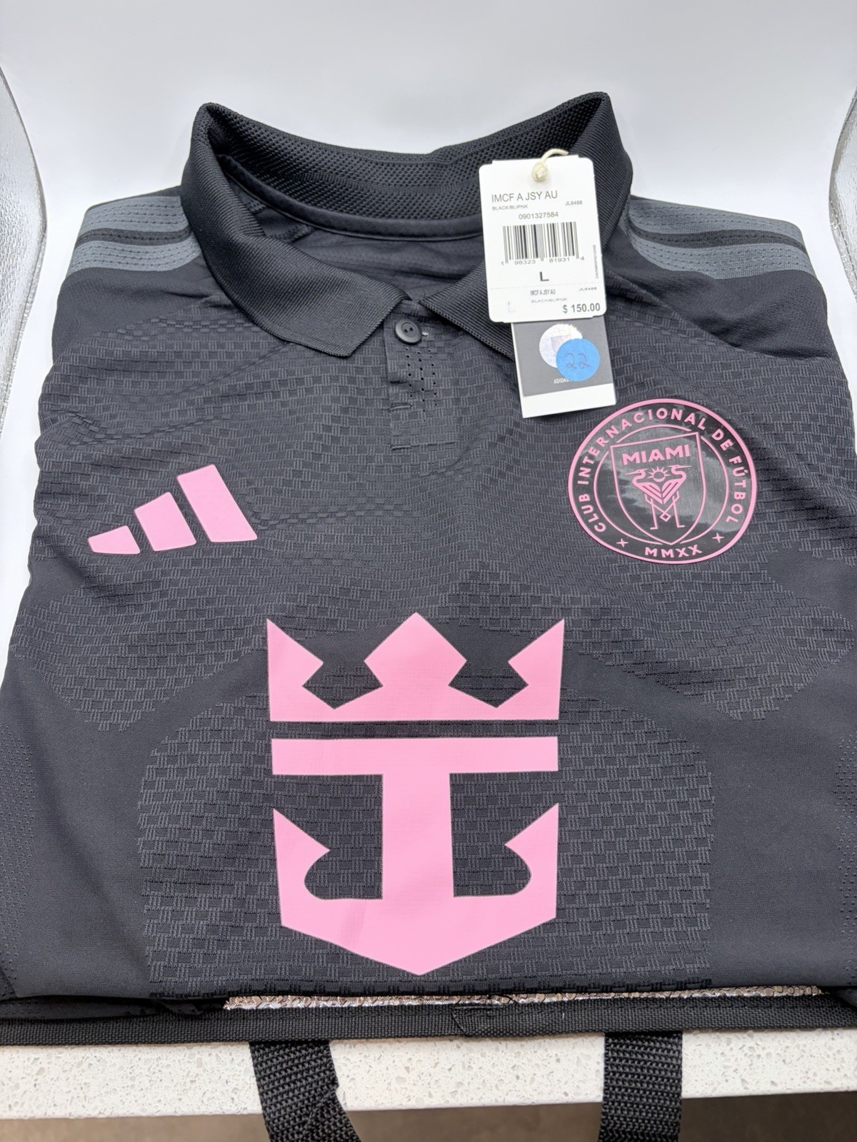 adidas Adult Inter Miami CF 2026 Secondary Authentic ‘Presagio’ Jersey Size L