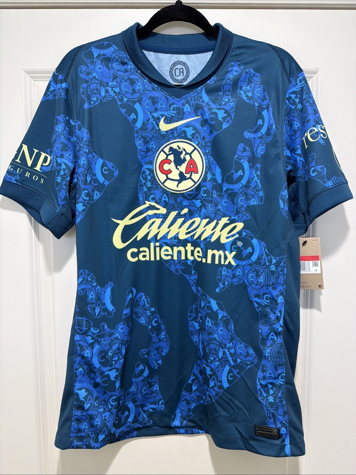 Alvaro Fidalgo #8 Mens LARGE Nike Club America Away Stadium Jersey