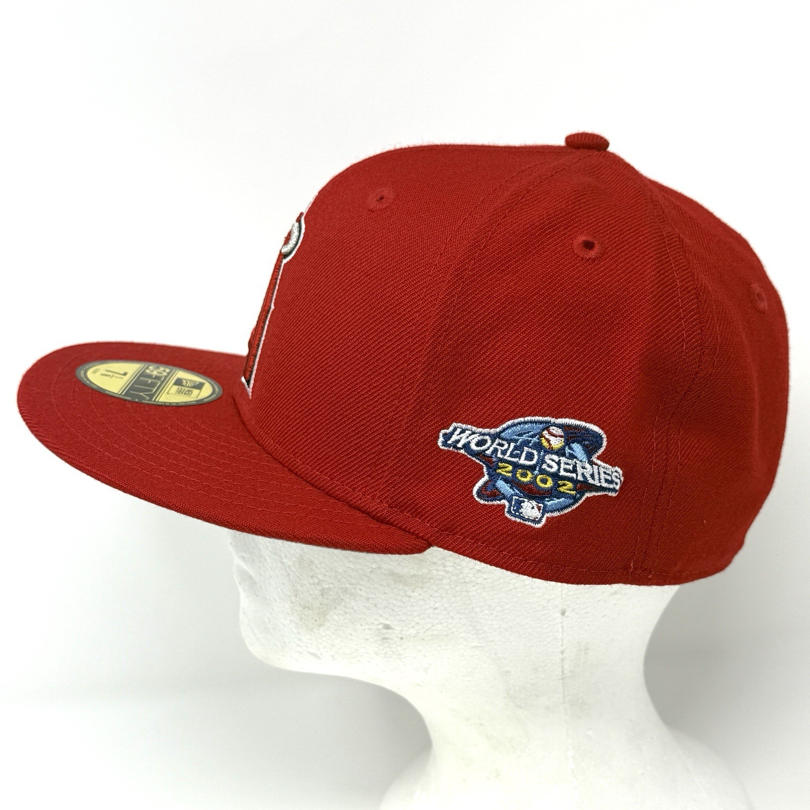 Anaheim Angels New Era 59FIFTY Size 7 1/8 MLB World Series 2002 Fitted Cap