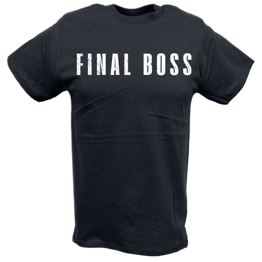 The Rock Final Boss Wrestlemania Black T-shirt