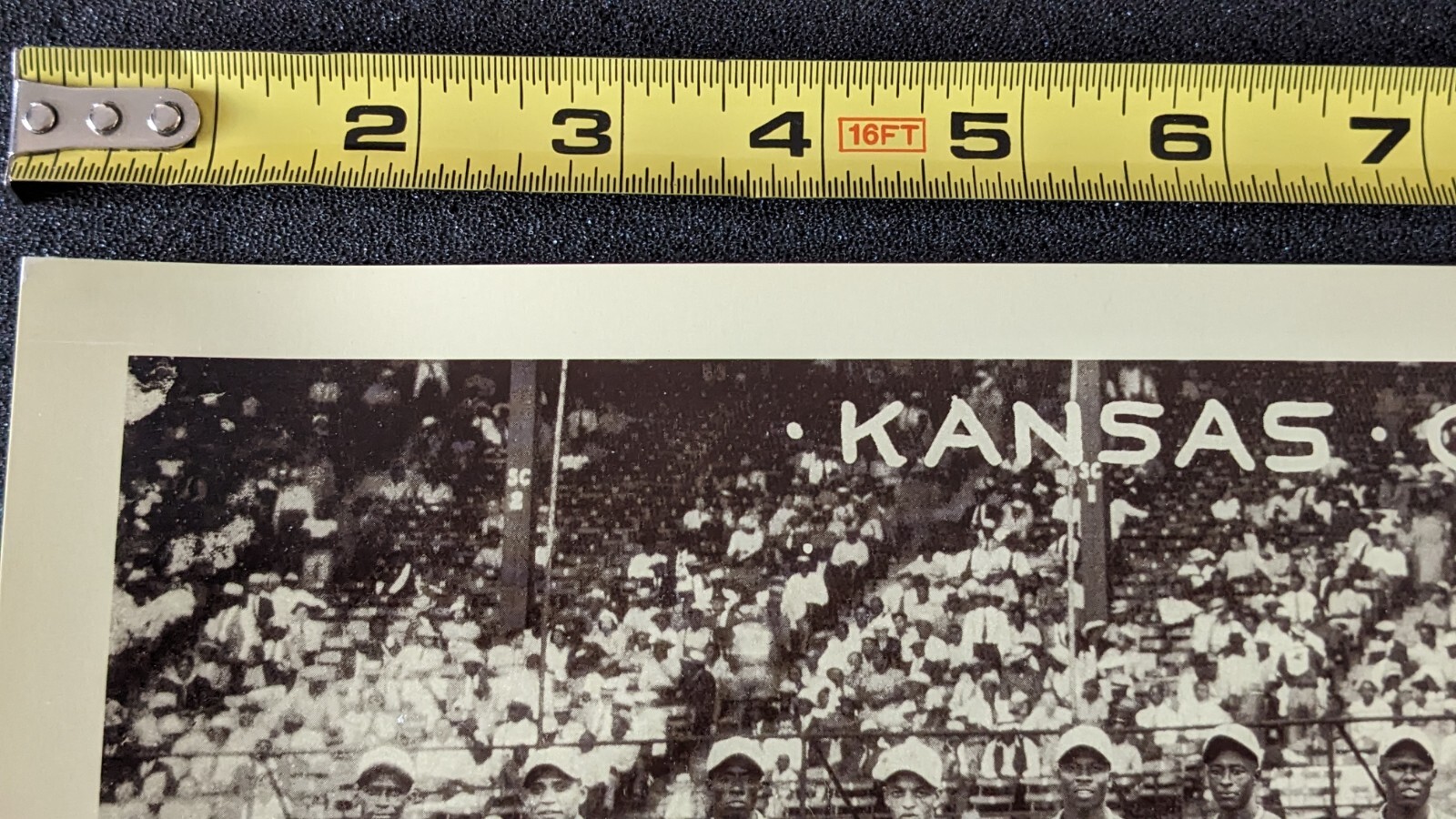 NEGRO LEAGUES KANSAS CITY MONARCHS 1941 CHAMPION TEAM PHOTO POSTER 17 IN X 7 IN