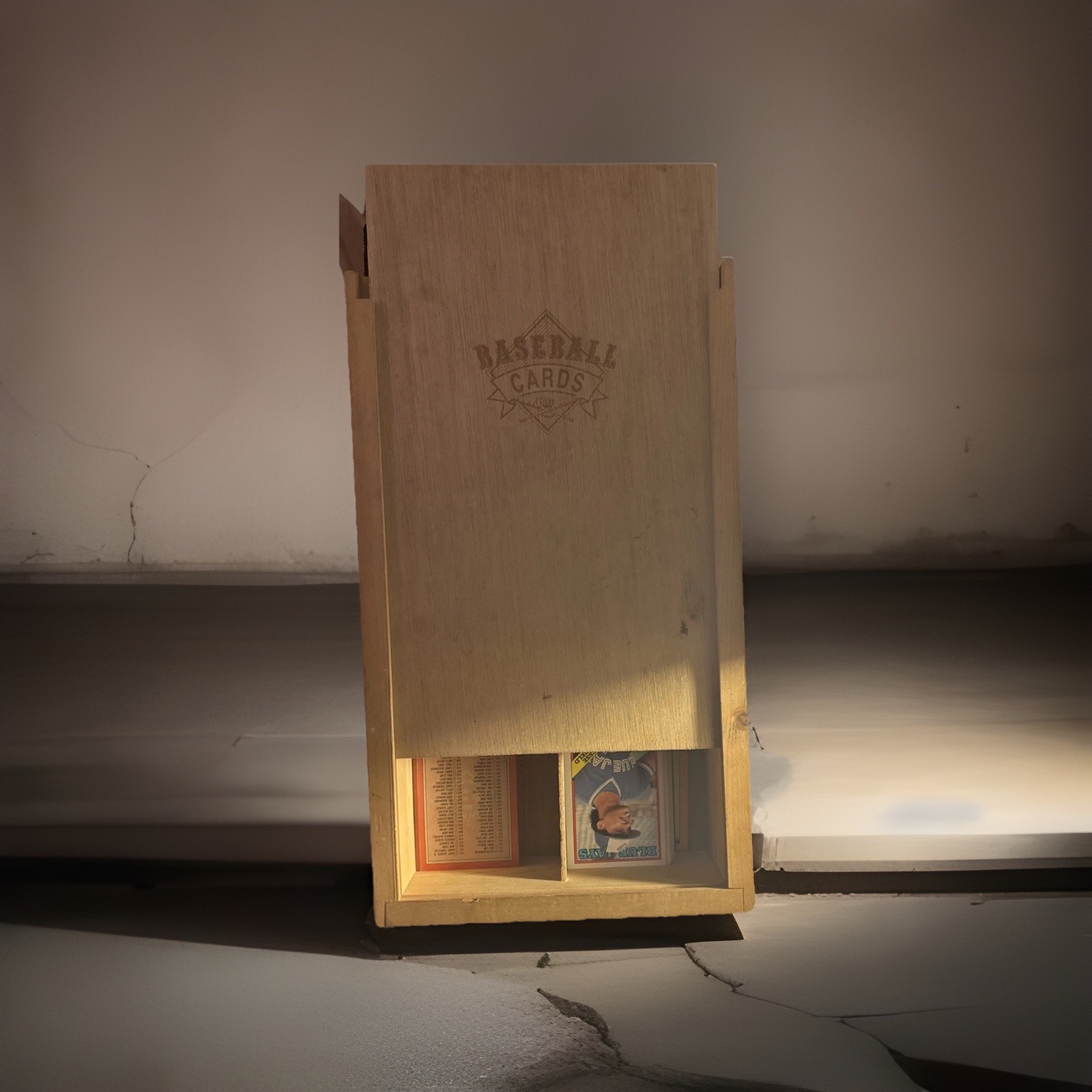 6 Slots For Holding Baseball Cards Napa Valley Company Box