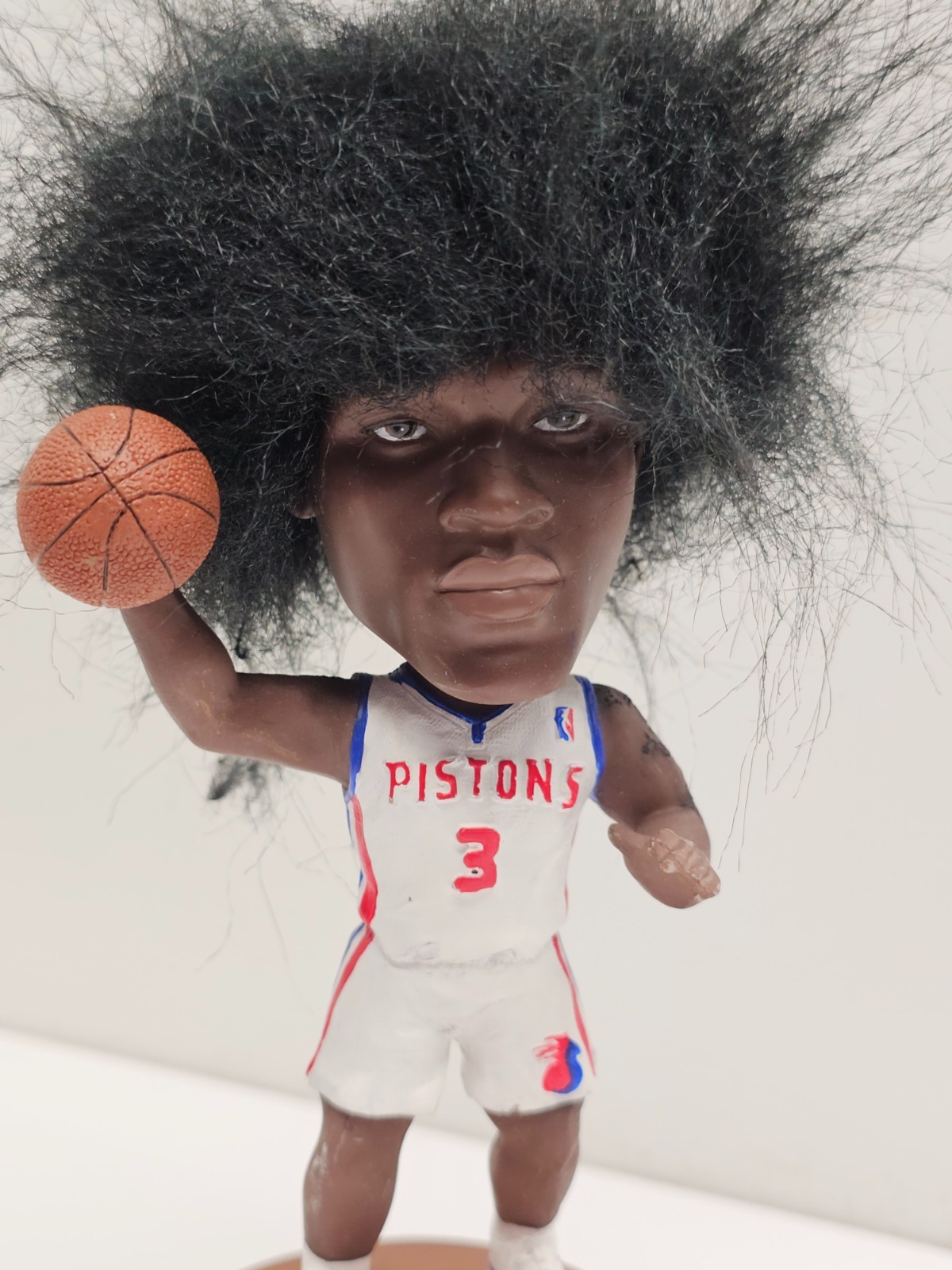 Alexander Global Promotions Ben Wallace #3 Pistons Bobblehead 8.5 In Used