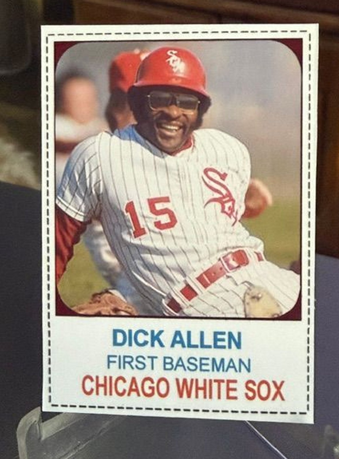 Dick Allen White Sox Hostess Custom Made Art Card