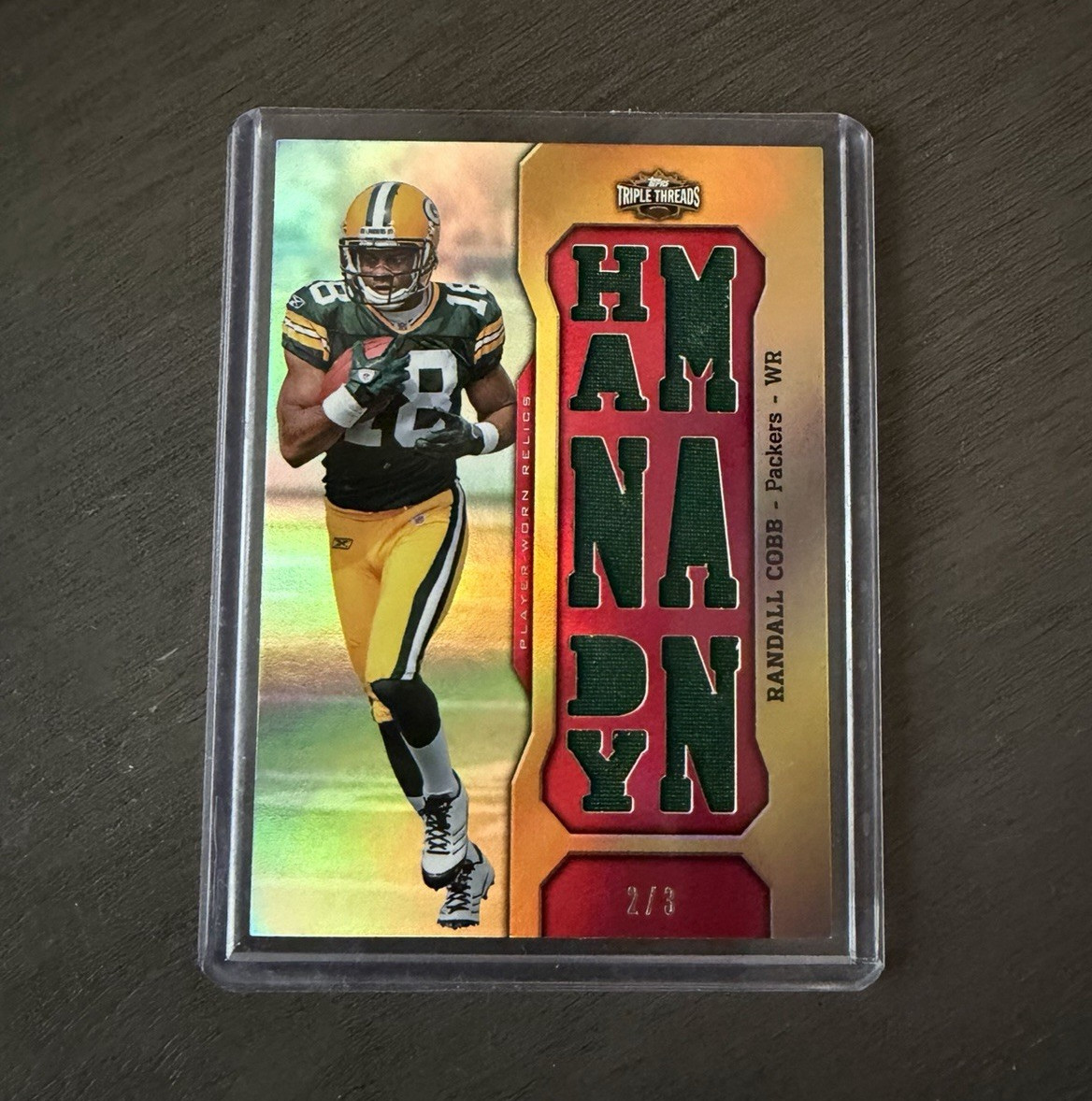 Topps 2011 Triple Threads Randall Cobb Packers Harmony 2/3 Rookie Patch