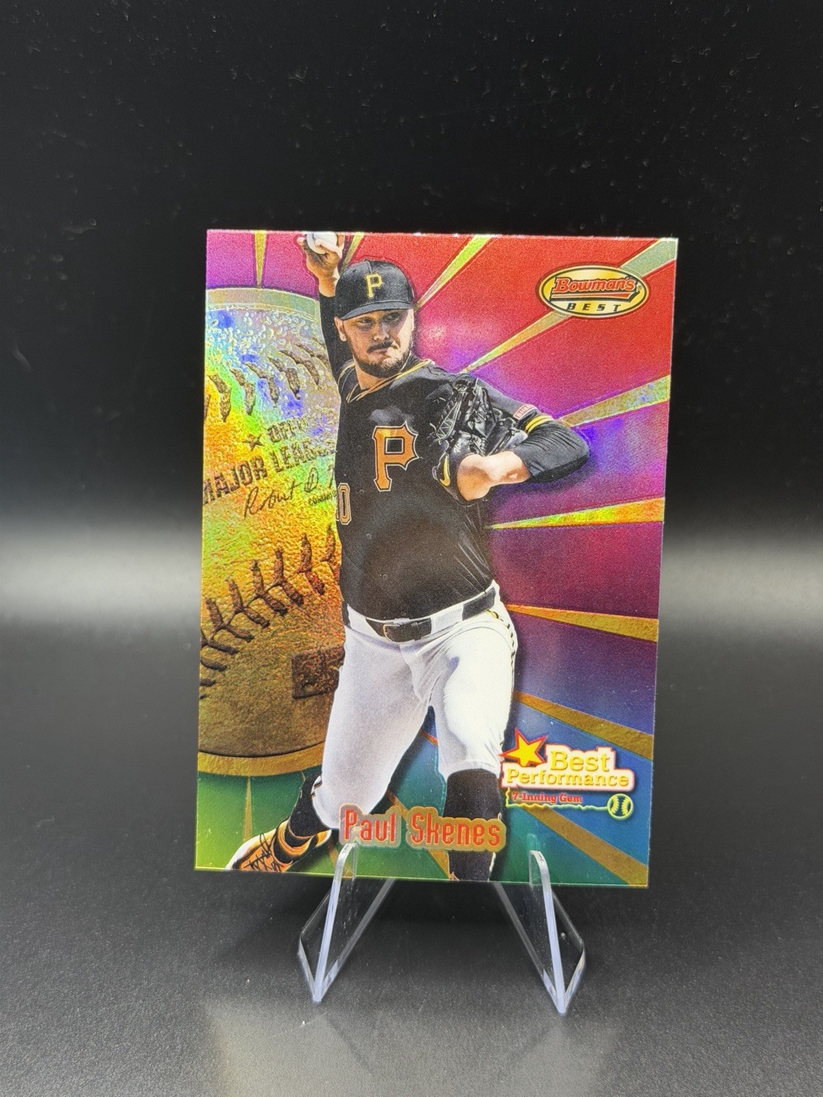 2025 Bowman’s Best – Best Performances Paul Skenes #BP-1 Mini-Diamond Refractor