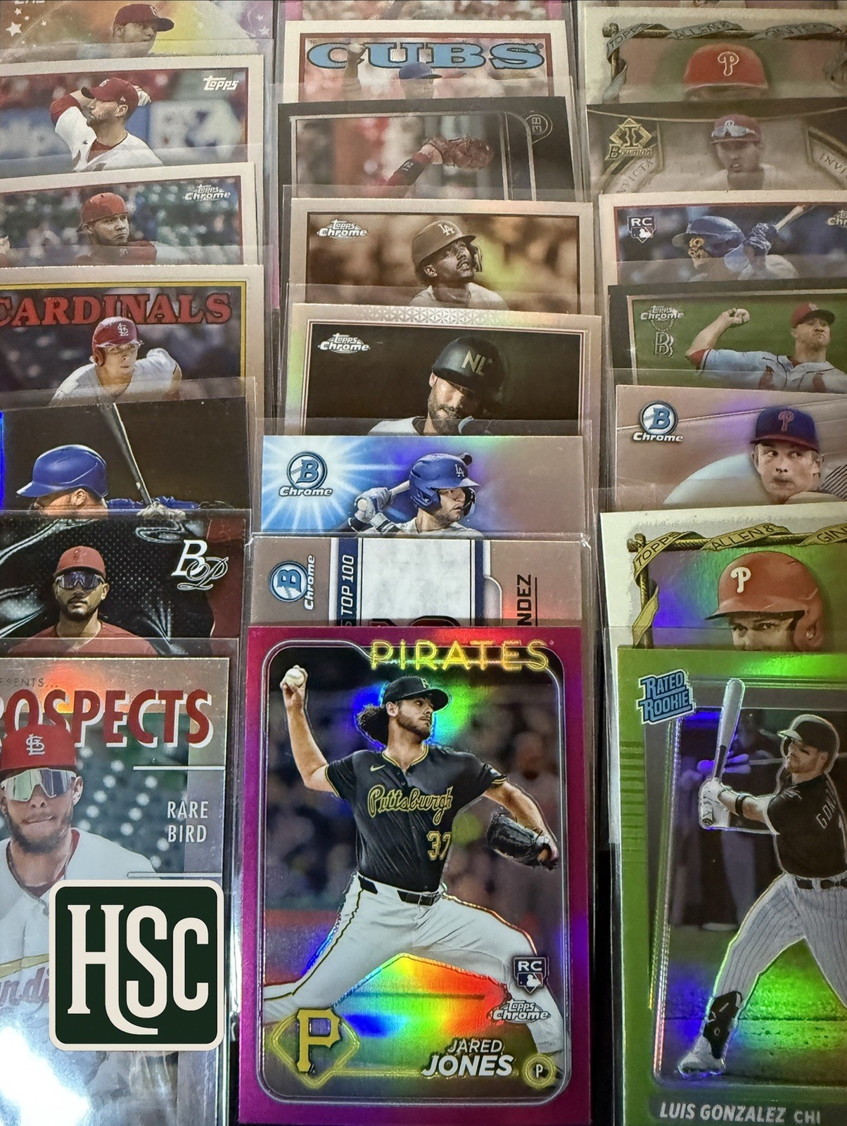 Baseball MLB – 200 Card Lot – Rookies, Parallels, Memorabilia, Autos, Numbered