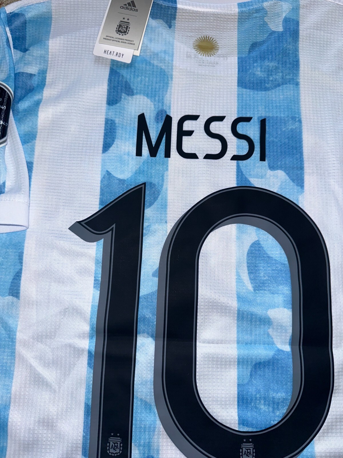 BNWT Argentina 2021 Copa America Final Player Issue #10 Messi shirt “US M”