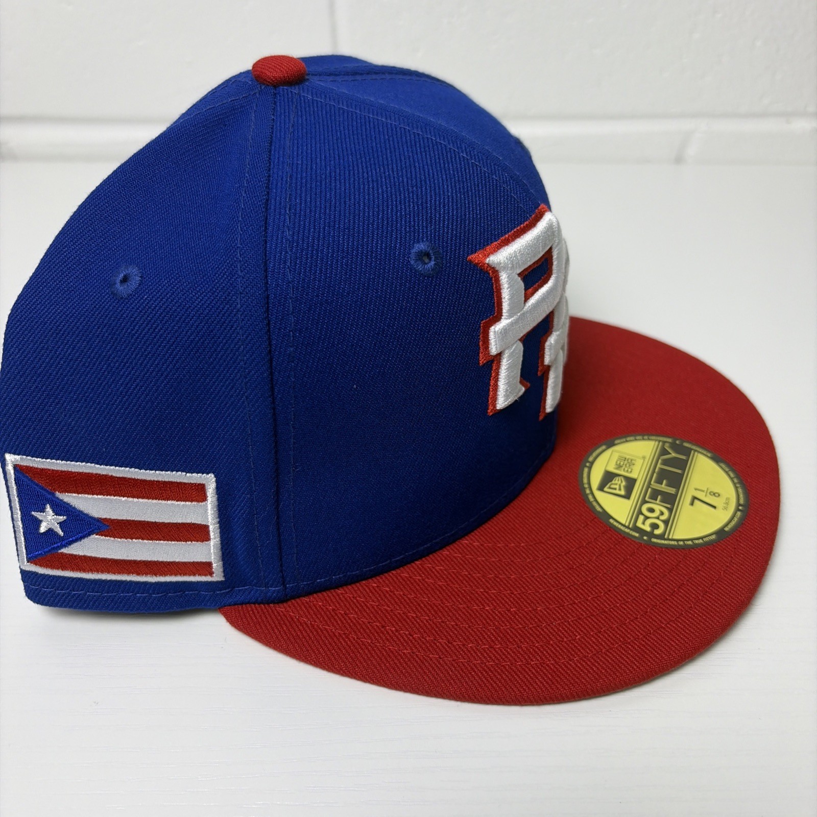 New Era Puerto Rico 2026 World Baseball Classic 59Fifty Fitted Hat Sz 7 1/8 Blue
