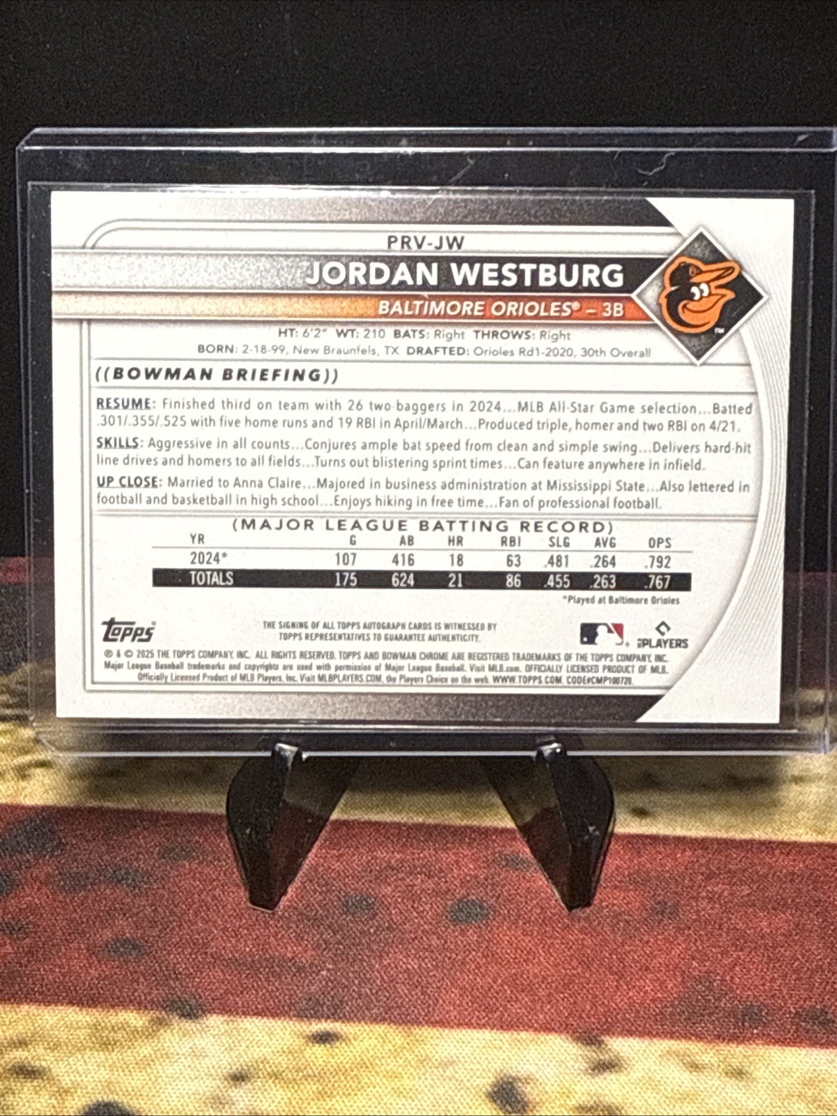 2025 Bowman Jordan Westburg Auto Green /99