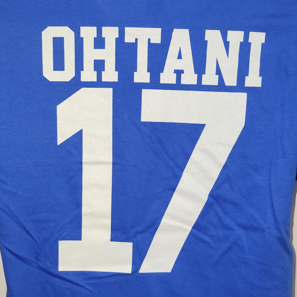 MLB Los Angeles Dodgers Shohei Ohtani Shotime Blue Man Adults Tshirt Tee