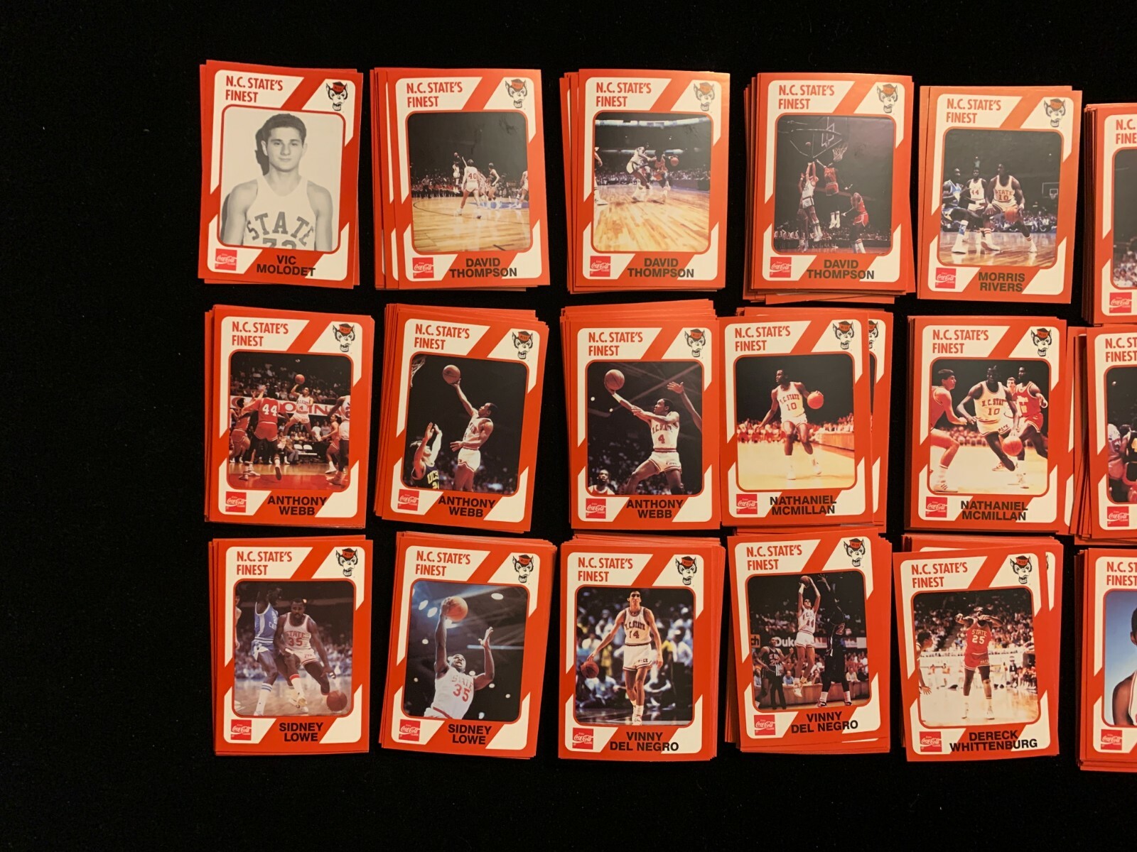 1989 Collegiate Collection N.C. STATE WOLFPACK singles – choose from list Nm/Nm+