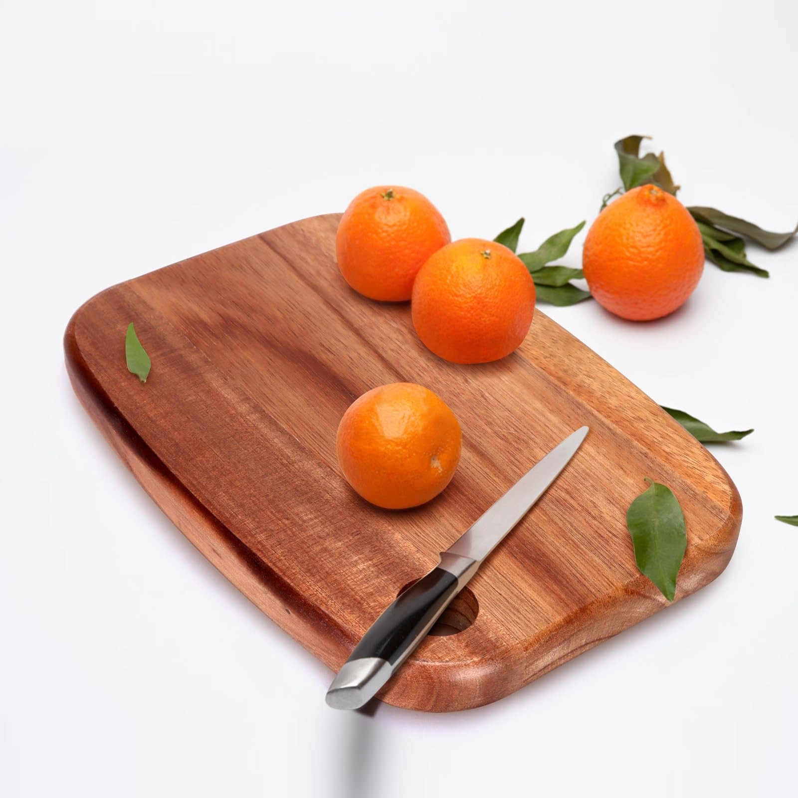Gtencemen Small Acacia Wood Cutting Boards for Kitchen with 9″L x 6.5″W,
