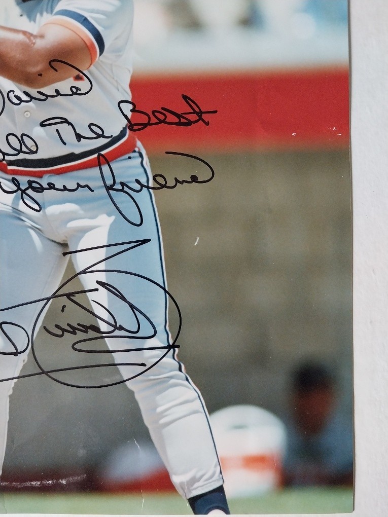 Signed 8×10 CECIL FIELDER Detroit Tigers in person Autographed photo