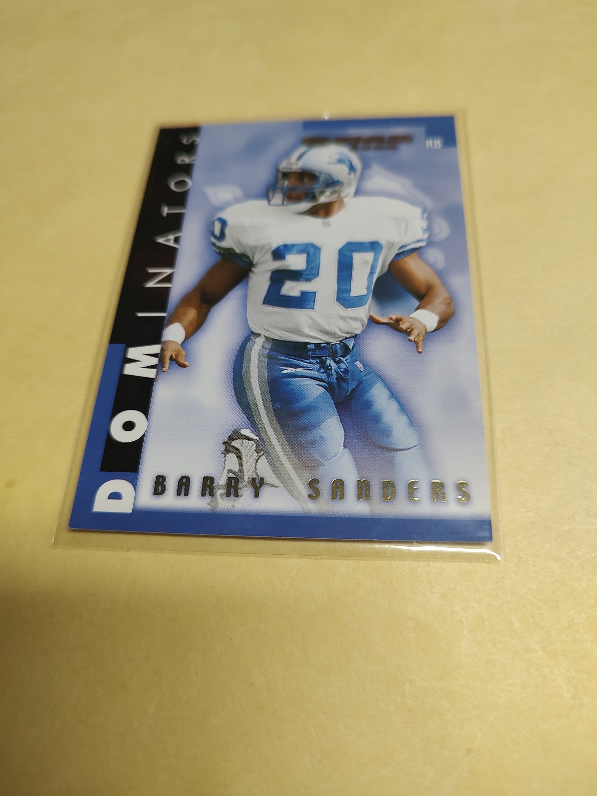 Barry Sanders 2000 Donruss Dominator /5000 #D-8 Detroit Lions HOF