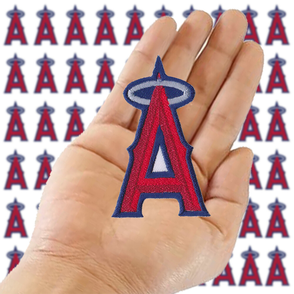 Wholesale Los Angeles Angels Baseball Logo Size 2.0″x3.5″ Sew Iron On Patches
