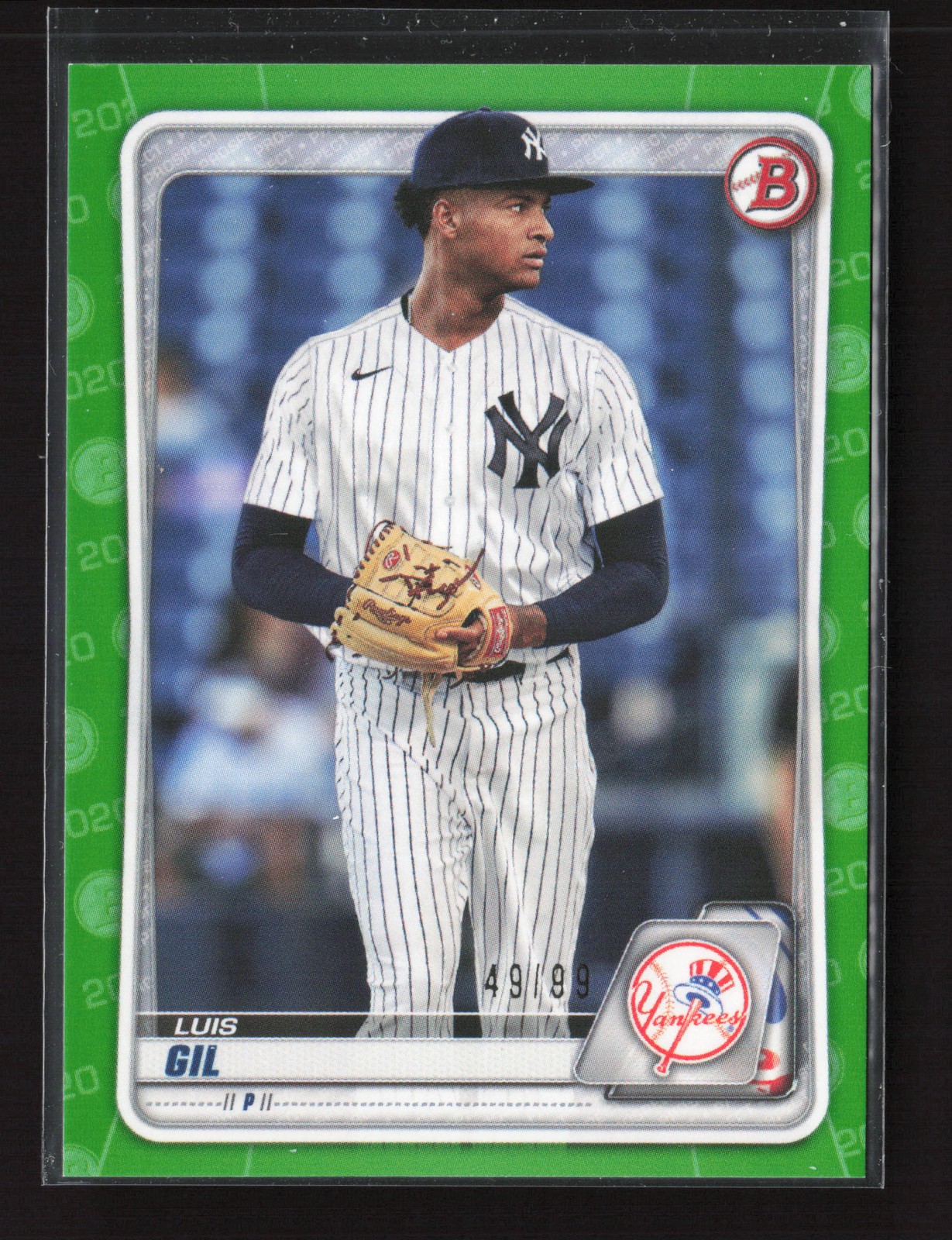 Luis Gil 2020 Bowman Draft #BD-132 Green /99 TYJ