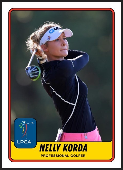 2018 Nelly Korda LPGA Future Stars Rookie Card #17 LPGA Tour Top Prospect