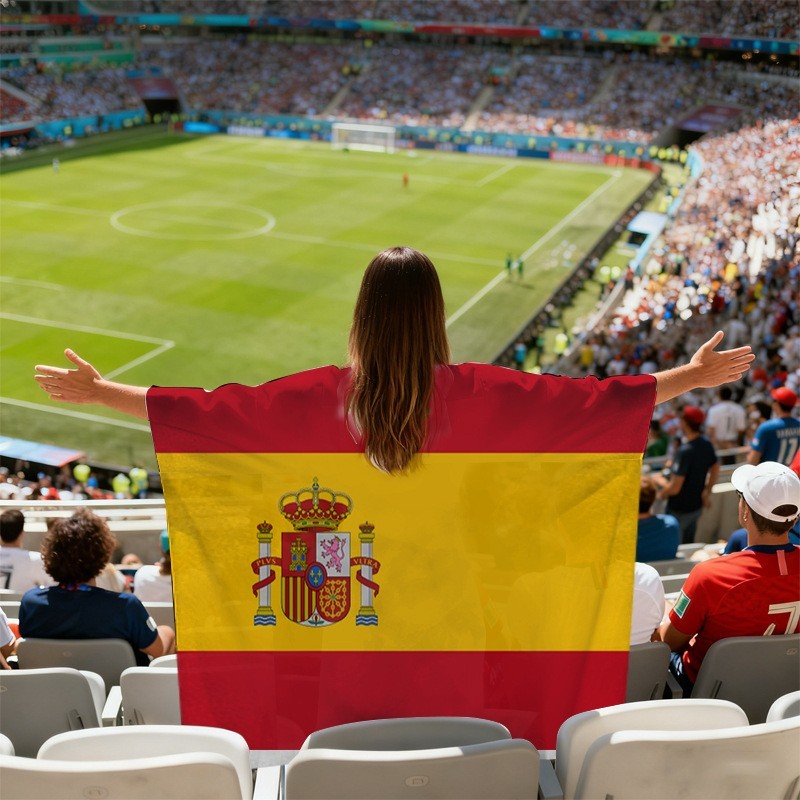 2026 FIFA World Cup fLAG Fan Cloak Flag Fans of Various Countries Cheering Team