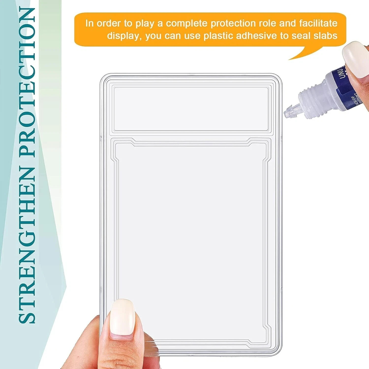 200 ! PCS Empty Graded Card Holder PSA Style Slab for Trading Sports Cards 35 pt