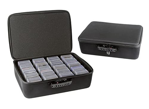 Card Titan Trading Card Storage Box Toploader One Touch 400-Card Zipper Lock EVA