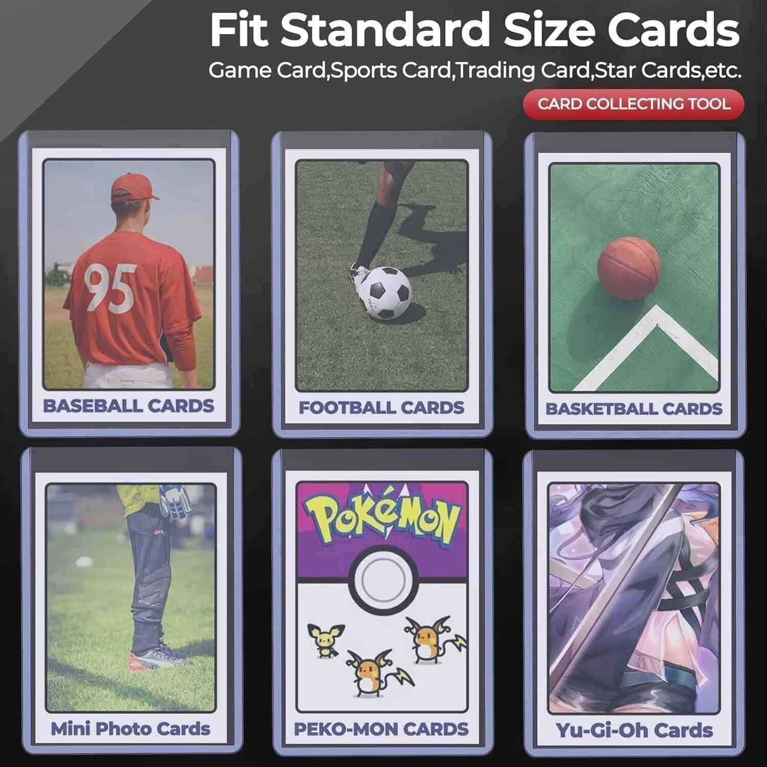 25/100/200/400/500/1000/2000CT 3″x4″ Toploaders For Pokémon 35pt TCG Standard