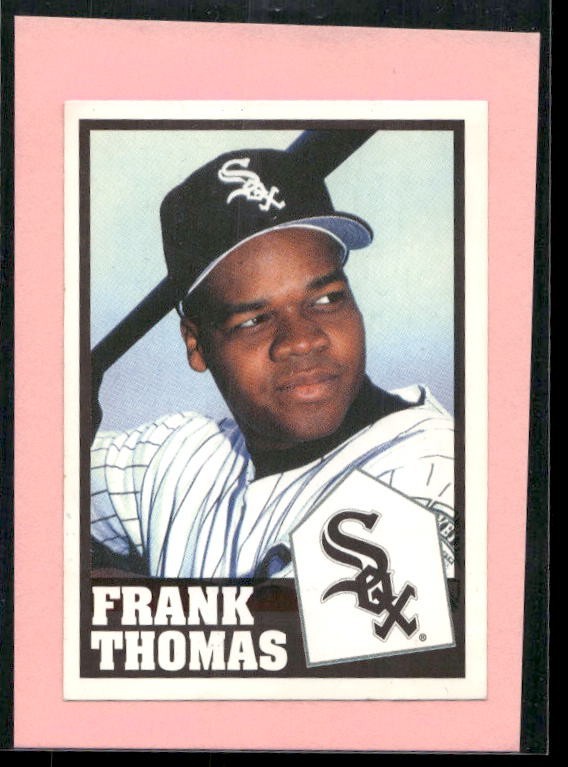 VENEZUELAN FRANK THOMAS HOF 1998 PANINI VENEZUELA STICKER #215 TOUGH! TPHLC-6245