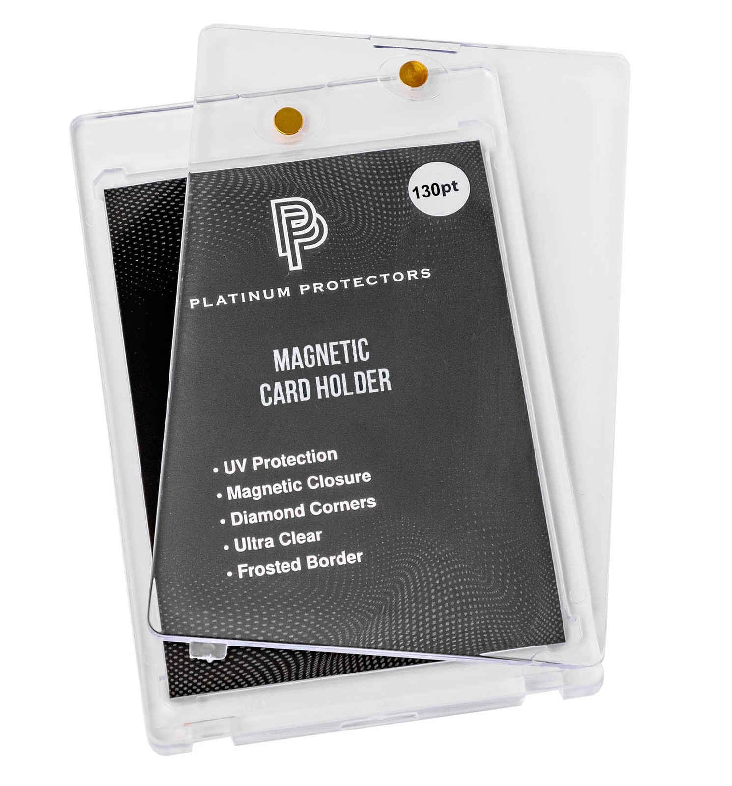 Magnetic Card Holder for 130pt Trading Cards One Touch Fit Clear UV Protection