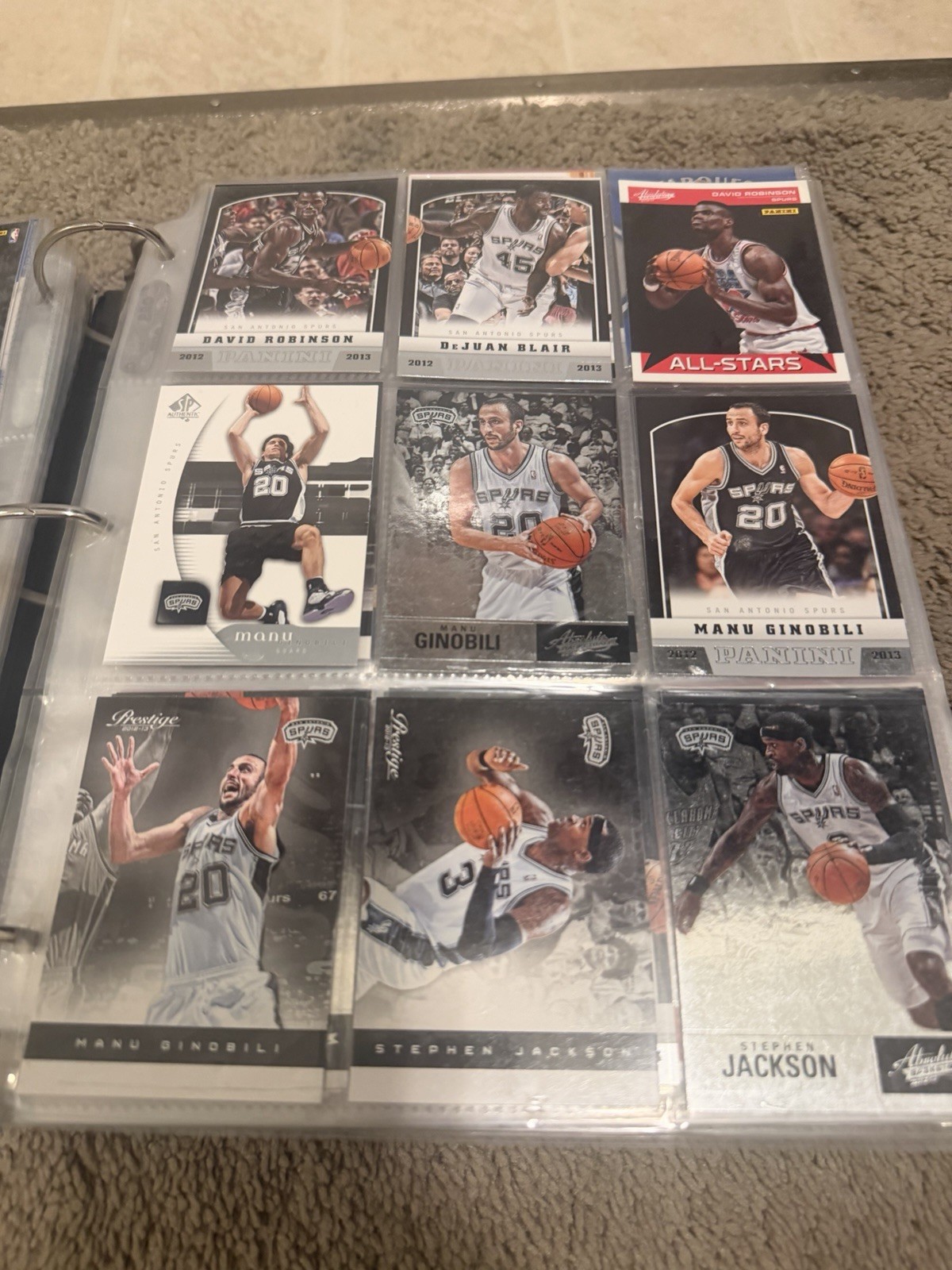 Sport Cards Binder NFL, And Nba Rare And Great Condition