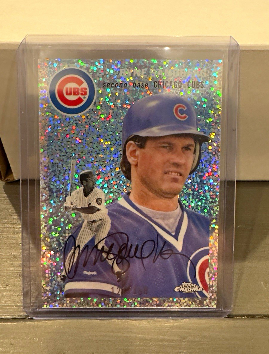 2023 Topps Chrome Platinum Ryne Sandberg Cubs #467 121/150 Mini Diamond and Blue