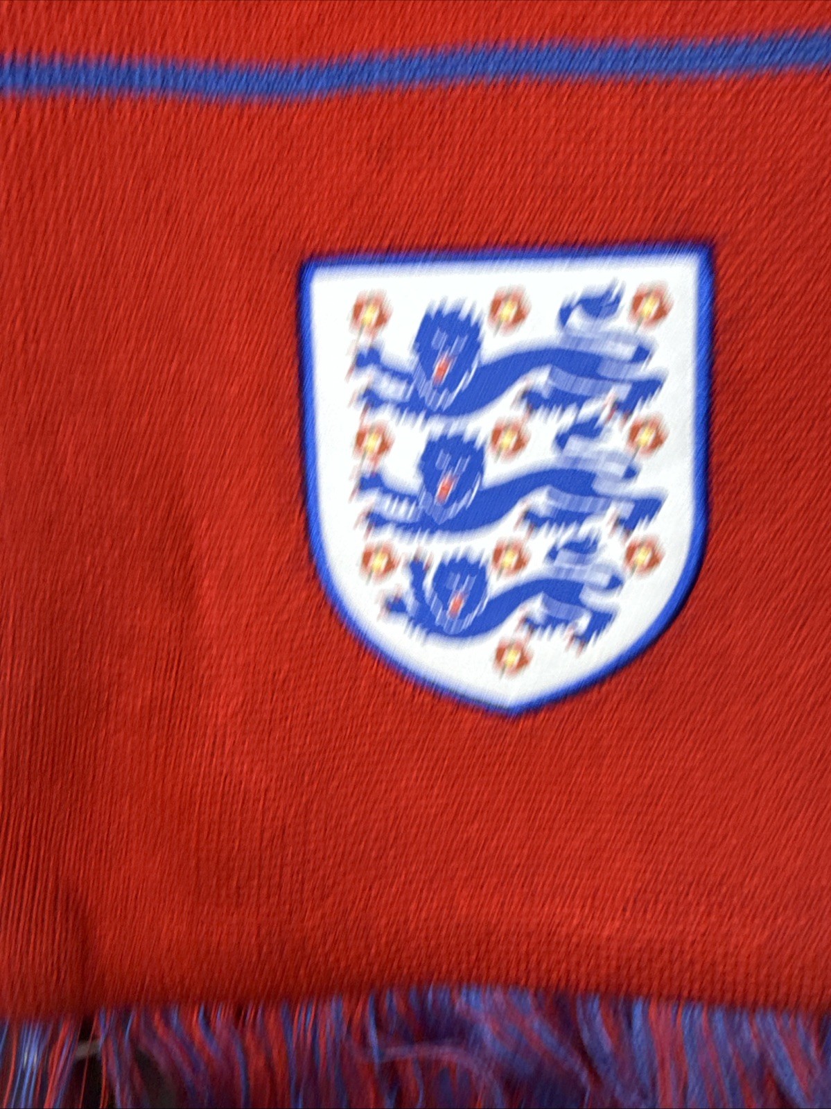 Nike England Verbiage Futbol Soccer One Size Unisex Scarf Three Lions New