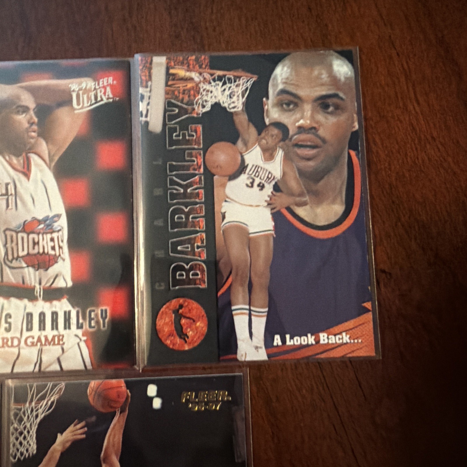 5 Various Charles Barkley Basketball Cards Insert And Base Cards