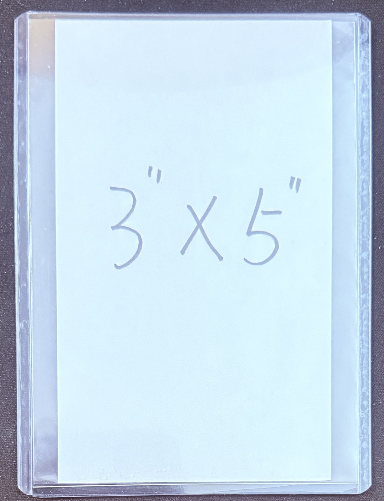 (5) BCW 3.5″ X 5″ Toploader and Mayday Games Sleeves Set in Loose Bag (READ)