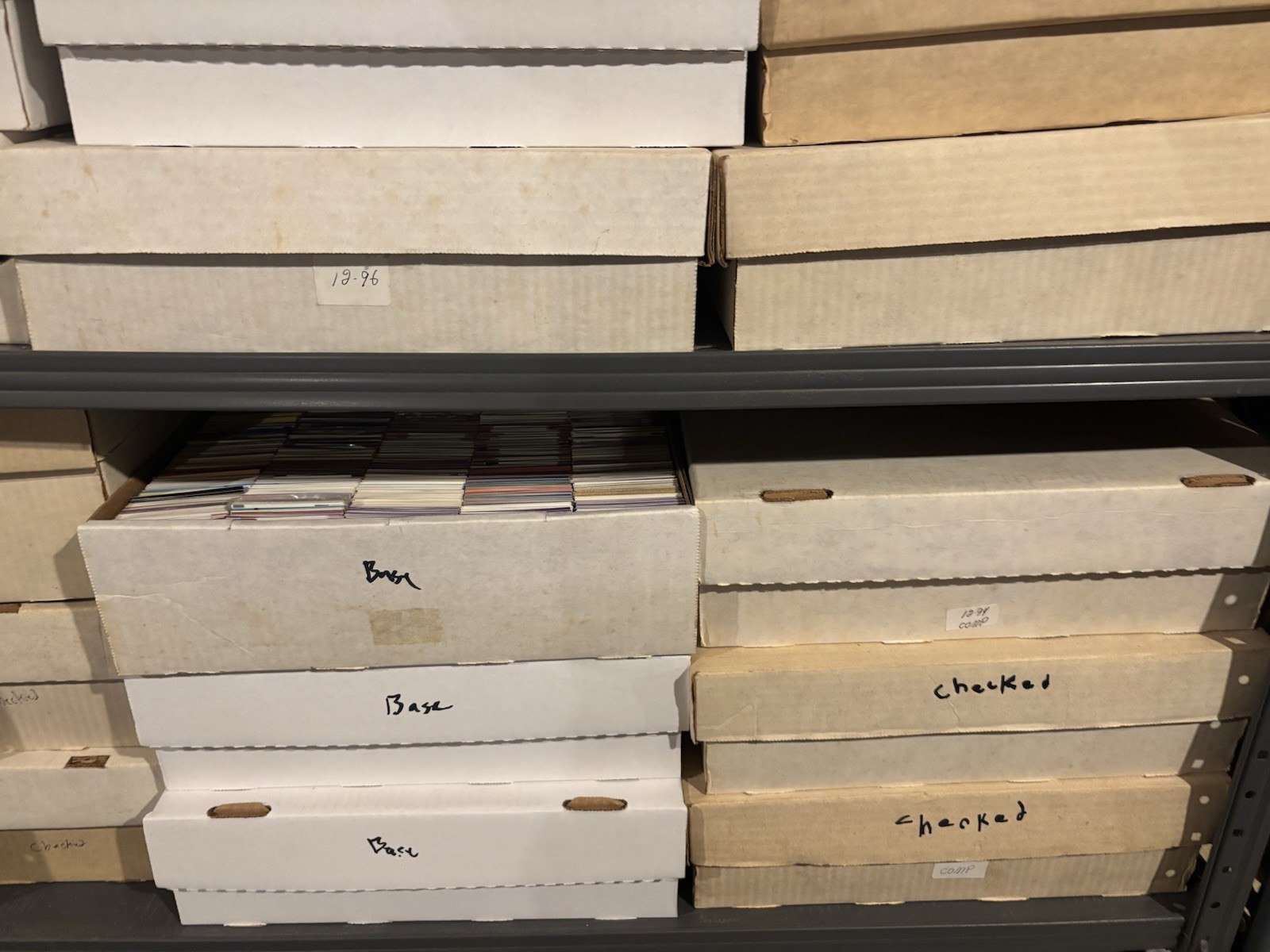 Box Of 3500 Base Cards Mixed Sports Baseball, NBA, Football, NHL 80s-2000s