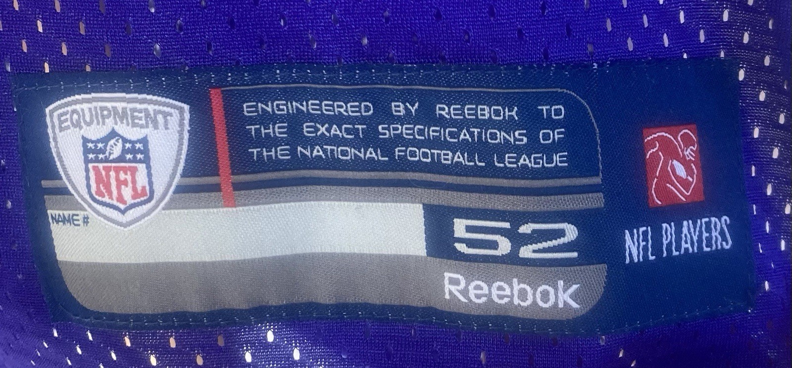 Percy Harvin #12 Minnesota Vikings NFL Reebok On Field Jersey Size 52 Brand New!