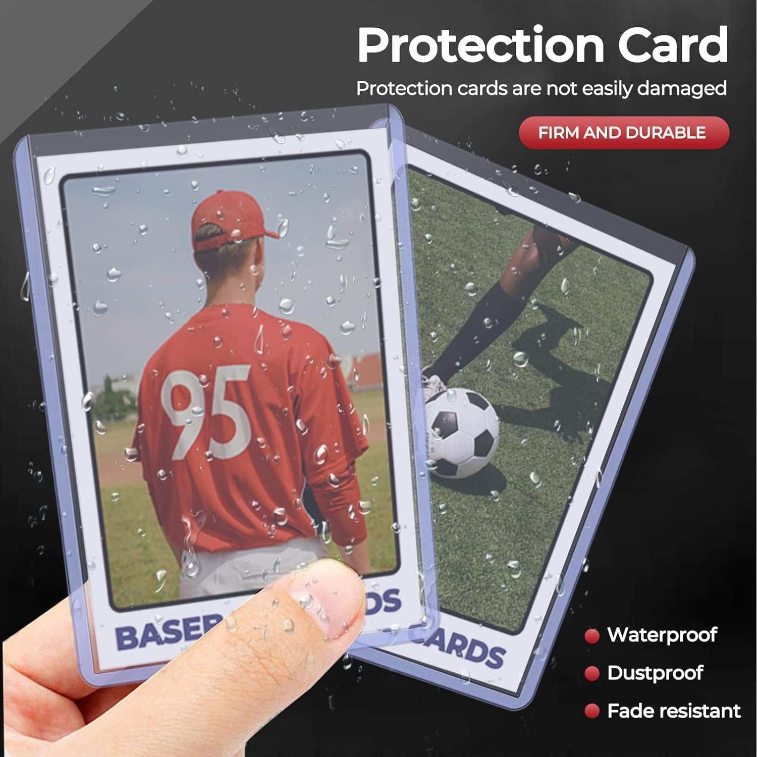 Regular 3″x4″ Top loaders 100/500/1000CT With Free Sleeves For 35pt Trading Card