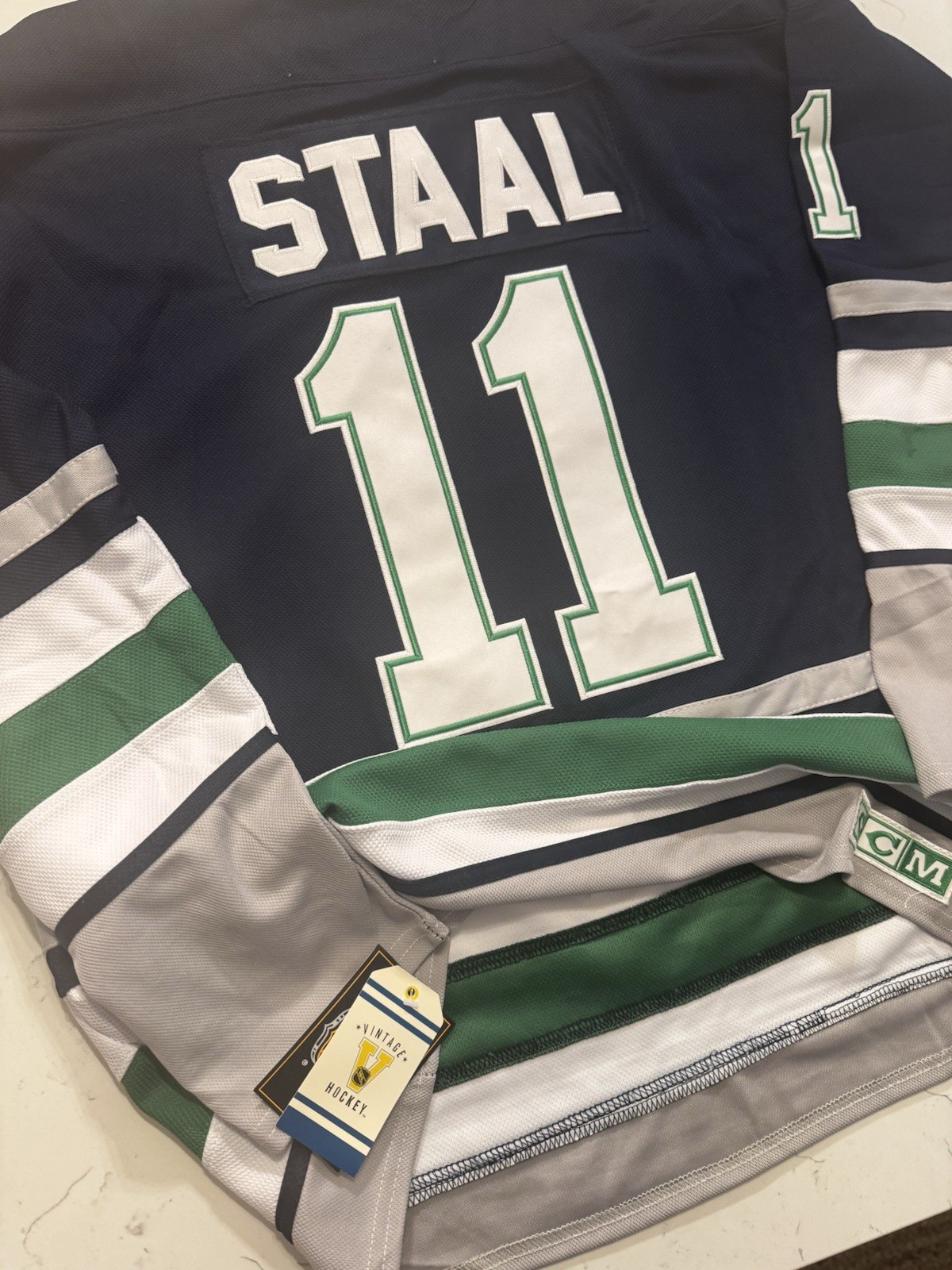 Jordan STAAL #11 Hartford Whalers / Carolina Hurricanes Stanley Cup Retro Jersey