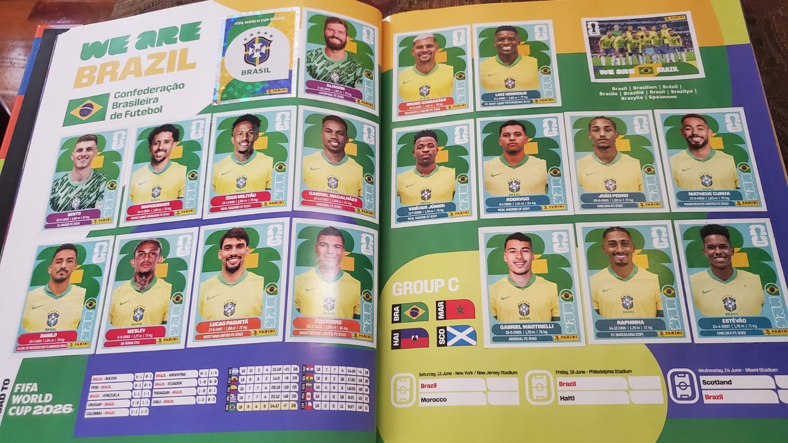 Panini World Cup 2026 Album Complete Hardcover. Album Tapa Dura Lleno.