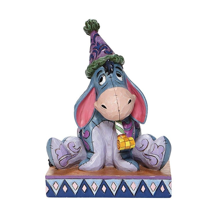 Disney Traditions Eeyore with Birthday Hat Resin Figurine 14.5cm